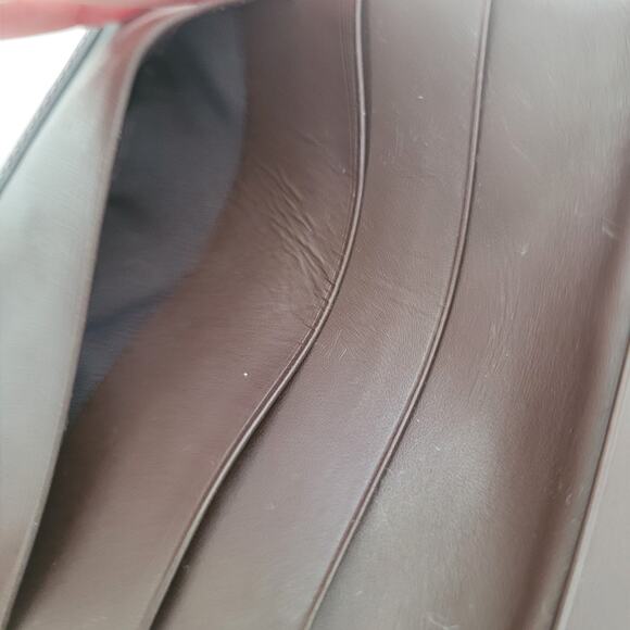 Givenchy Wallet Signature Brown Bifold 4x4 Medium Card Holder Logo Unisex Design - Picture 6 of 13